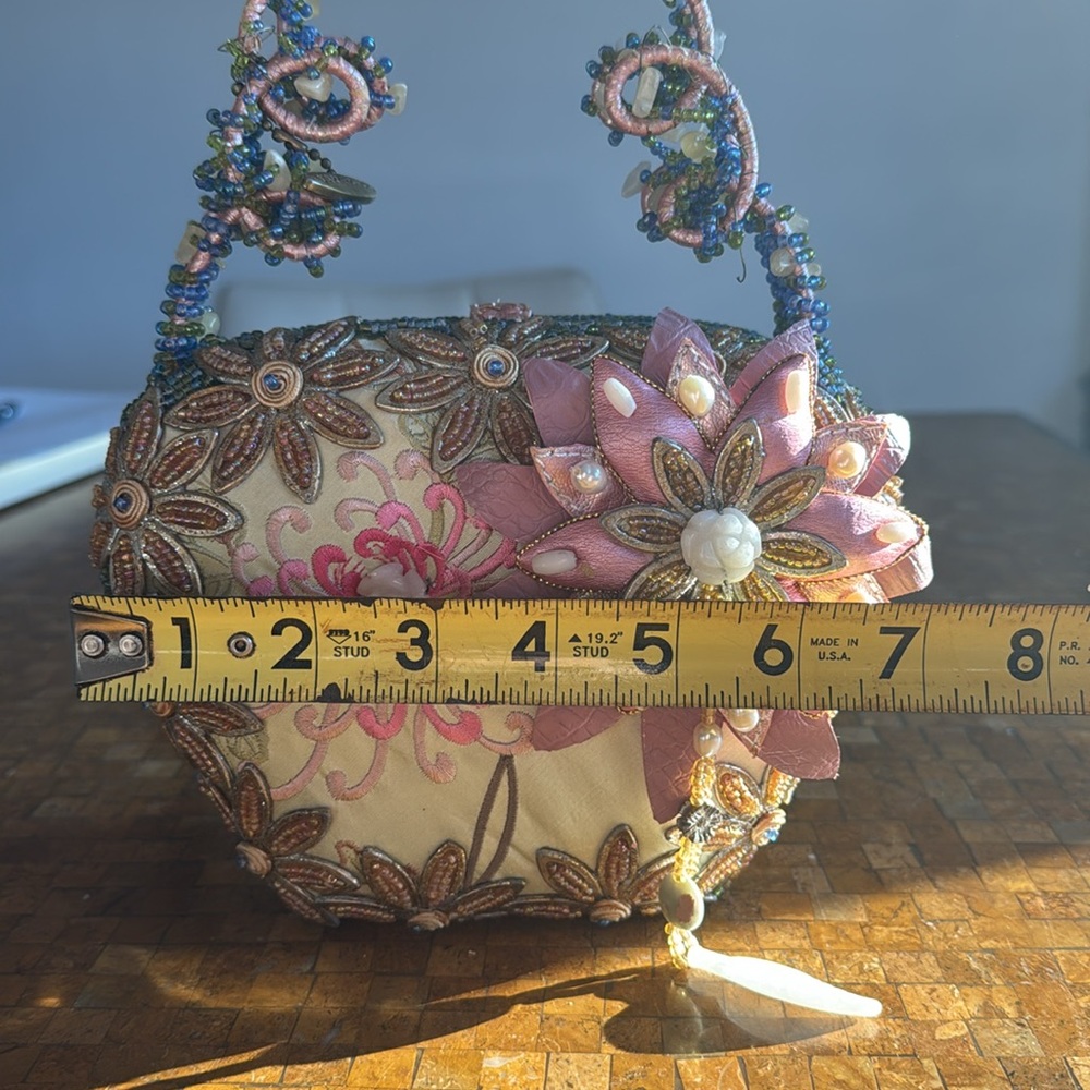 Mary Frances Embellished Floral Handbag - Picture 14 of 16